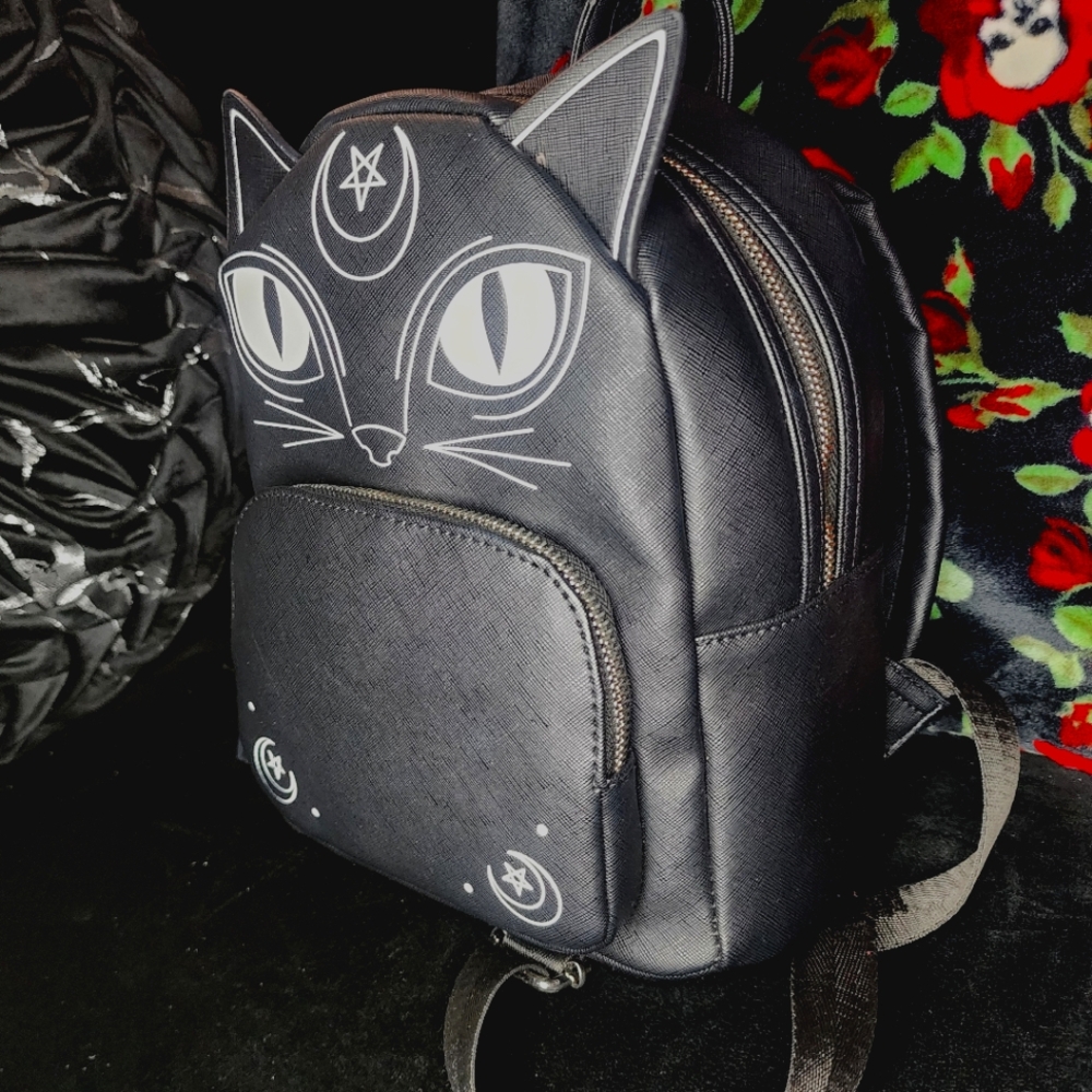 Witch Cat Halloween Backpack - image 2